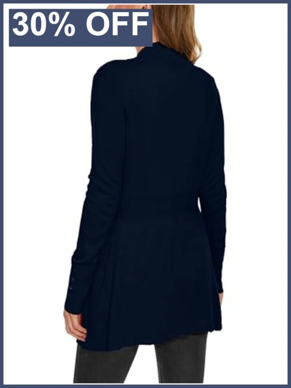 Open Front Long Cardigan Sweater Dressy Casual Knit Lightweight_4